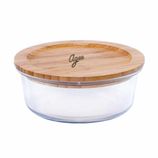 Agee Glass Container With Bamboo Lid, 950ml