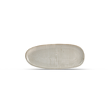 Fine 2 Dine Nova Oval Serving Plate, Grey, 34cm in Grey