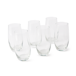 Stevens Highball Glasses, Set Of 6, 420ml