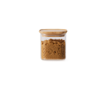 Capital Kitchen Pantry Square Glass Jar With Bamboo Lid, 800ml