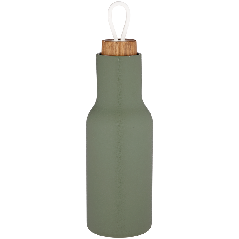 Tempa Insulated Drink Bottle, Olive, 600ml in Olive