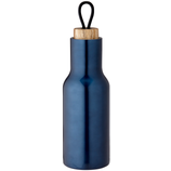 Tempa Insulated Drink Bottle, Navy, 600ml in Navy Blue