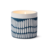 Stevens Graphic Citronella Candle, Blue, 13cm