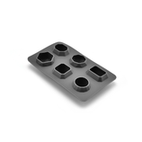 Stevens Social Club Silicone Ice Shapes, Charcoal