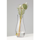 Amalfi Heidi Vase, Clear Glass