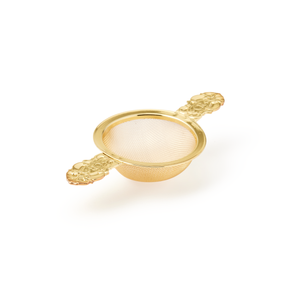 Cristina Re Vintage Tea Strainer, Gold in Gold