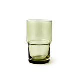 Stevens Villa Stackable Glass, Set Of 4, 385ml, Green in Green