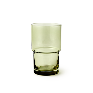 Stevens Villa Stackable Glass, Set Of 4, 385ml, Green in Green