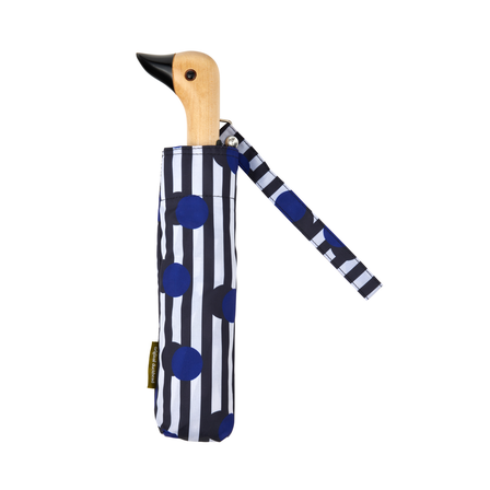 Original Duckhead Compact Umbrella, Polkastripe in Polkastripe