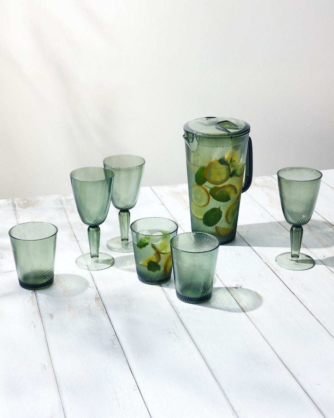 Discover understated elegance with the Aubrey Verde collection - considered design that elevates even the simplest moments.